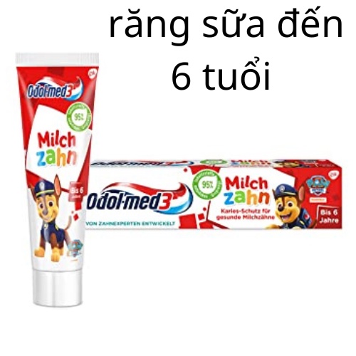 Kem đánh răng trẻ em Odol med 3