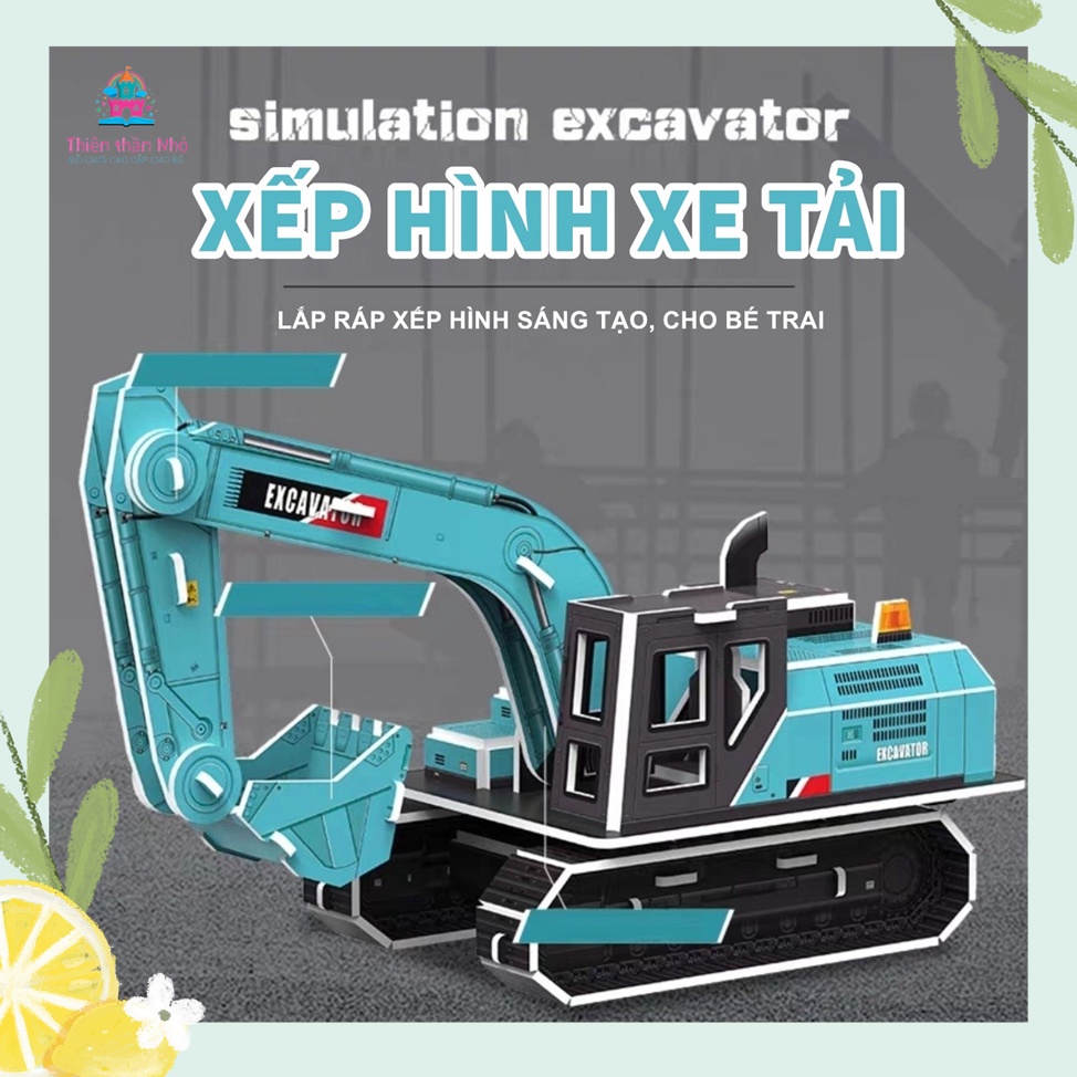 BỘ ĐỒ CHƠI XẾP HÌNH LẮP RÁP 3D XE Ô TÔ TẢI MÁY BAY CÔNG TRÌNH CHIẾN SỰ CHO BÉ TRAI