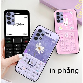 Ốp lưng Samsung a32 / ss a52 / ss a72 in hình điện thoại nokia đen trắng cục gạch