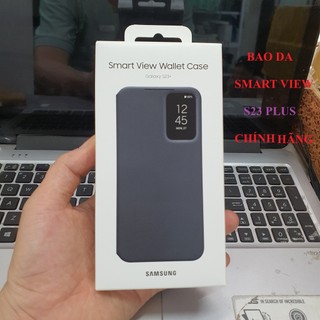 Bao da smart view samsung s23 plus chính hãng, fullbox, new seal
