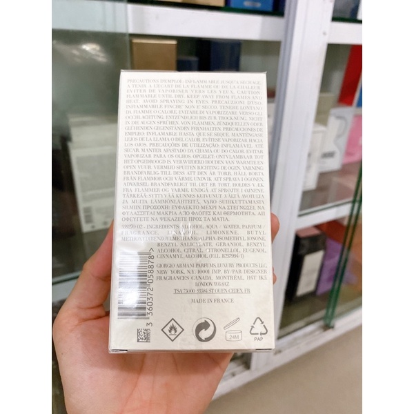 Nước hoa Nam GIORGIO ARMANI - AQUA DI GIO 100ml