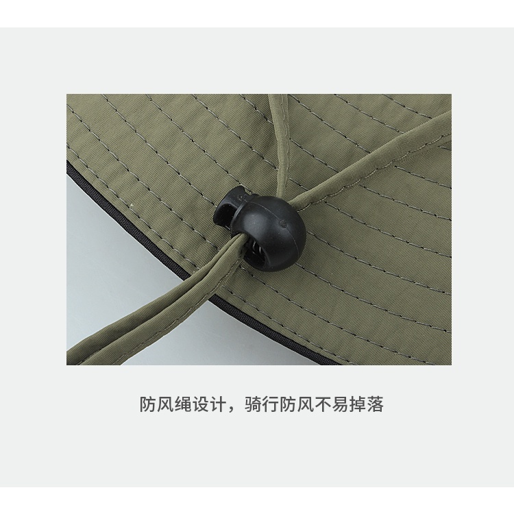 Nón Tai Bèo Vành Rộng Chống Nắng Thoáng Khí Có Dây Rút Phong Cách Nhật Bản Cho Nữ