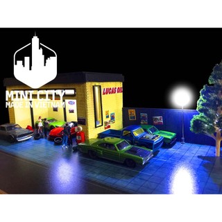 Mô hình garage đường phố 1:64