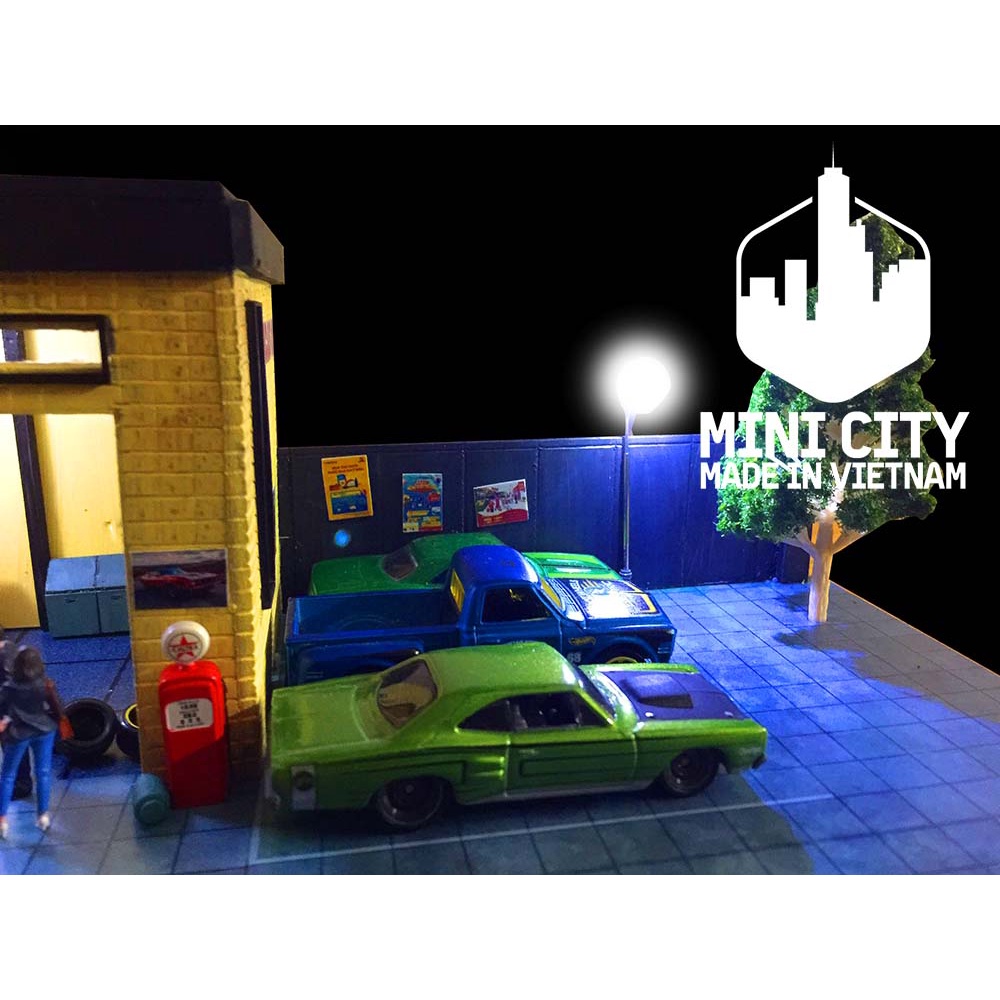 Mô hình garage đường phố 1:64