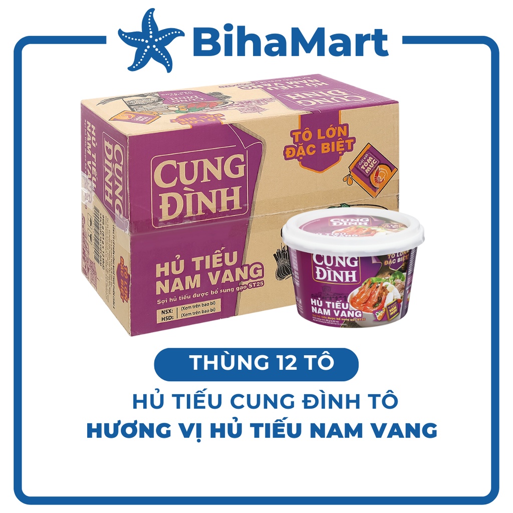-AFOTECH- Hủ Tiếu Cung Đình TÔ Hương Vị Hủ Tiếu Nam Vang (83g/tô) - Hủ tiếu Nam Vang Cung Đình Tô - Hủ tíu