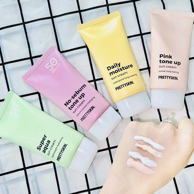 Kem Chống Nắng Cho Da Dầu Mụn Pretty Skin 70g