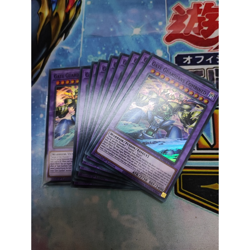 1 lá thẻ bài Gate Guardians Combined - MAZE-EN003 - Super Rare 1st Edition