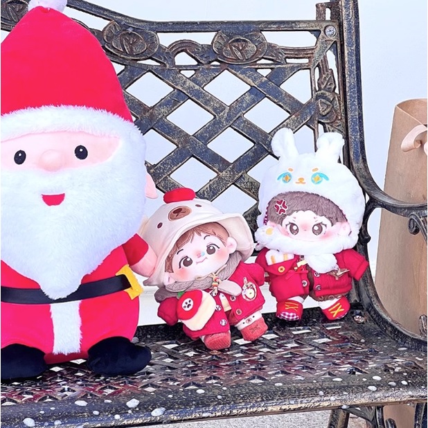 Bộ đồ Bánh gạo nếp và Bánh gấu cho bé doll 20cm