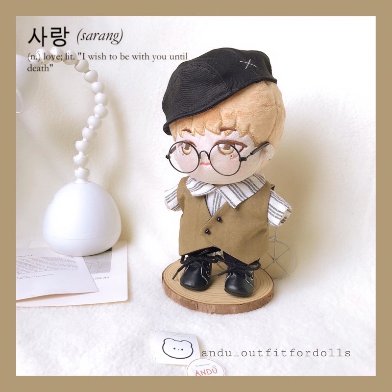 Set Gentlemen 15-20cm quần áo cho doll búp bê idol