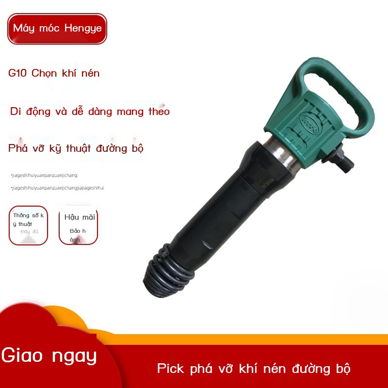Cung cấp sỉ G10 gắp gió Khí nén dùng cho công trình đường bộ Cản gió phá bê tông cầm tay