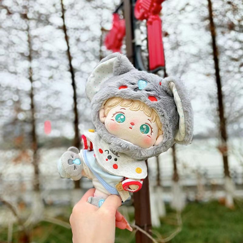 Bộ đồ Koala buồn ngủ và Milky Wang Wang cho bé doll 20cm 15cm