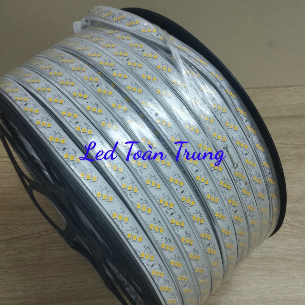 LED DÂY 3 HÀNG HẮT TRẦN, QUẤN CÂY SIÊU SÁNG CHỐNG NƯỚC, MUA TỪ 10 MET TẶNG DÂY RẮC NGUỒN