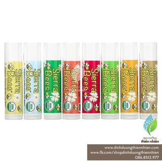 Son Dưỡng Môi Hữu Cơ Sierra Bees Organic Lip Balm
