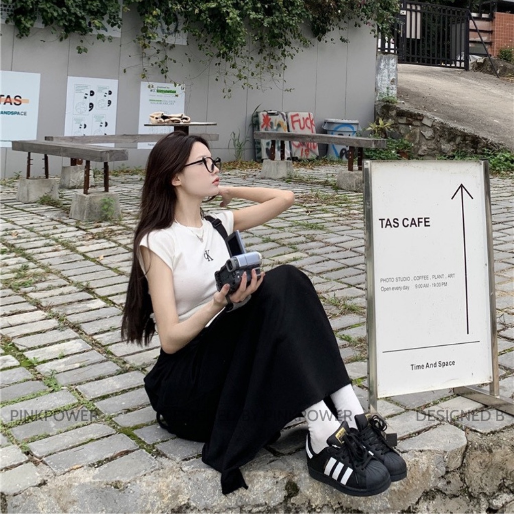 Chân váy dài nữ,chân váy chữ A co giãn vải cotton giúp tôn dáng,trẻ trung năng động phù hợp đi chơi,đi làm PINKPOWER | BigBuy360 - bigbuy360.vn