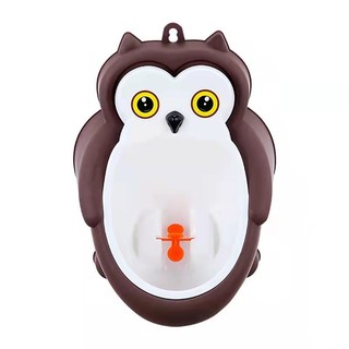 Bô đứng tiểu bé trai hình con cú có dây thoát nước