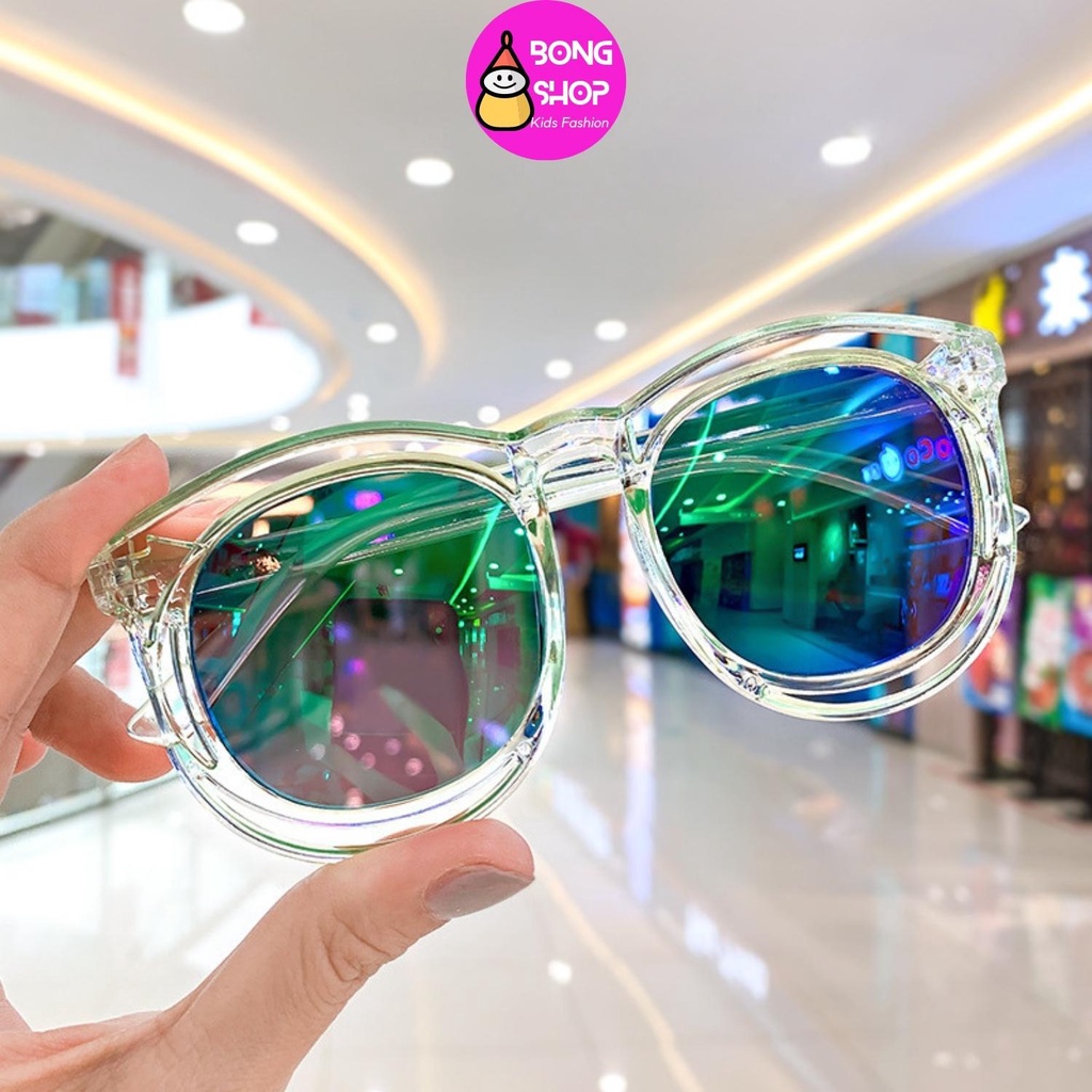 kính mắt cho bé trai bé gái phong cách hàn quốc nhiều màu sắc