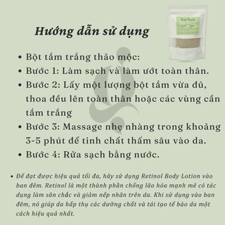 Bột Tắm Đông Y-Thảo dược DƯỠNG DA