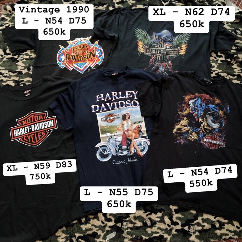 ÁO THUN 2HAND HARLEY DAVIDSON AUTH