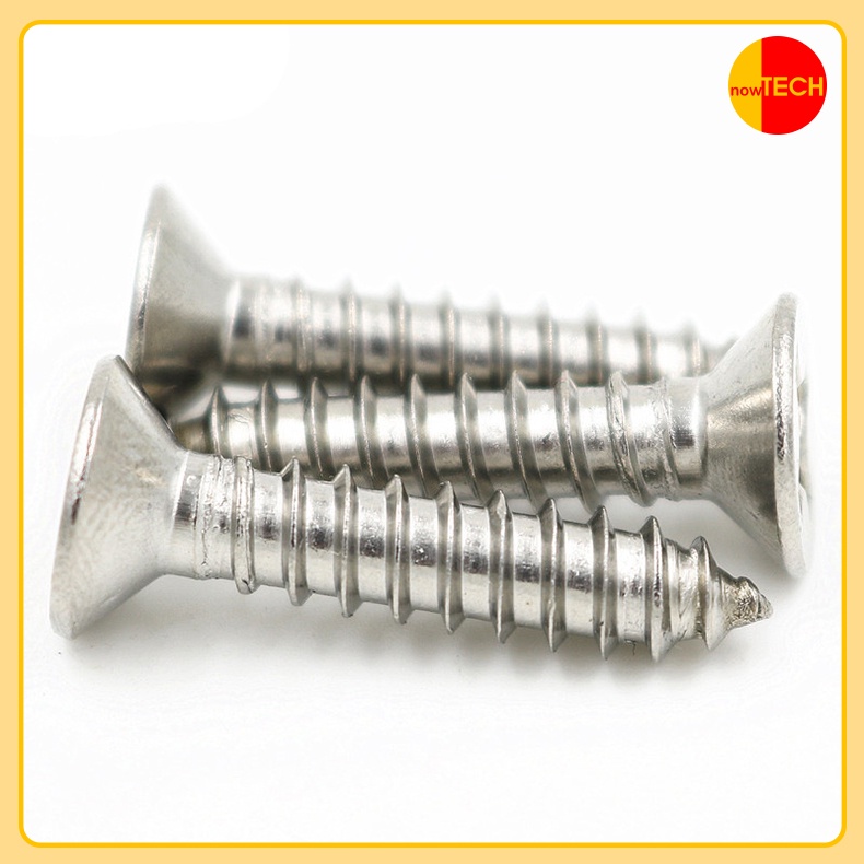 Vít chìm inox 304 bắt gỗ, tắc kê nhựa