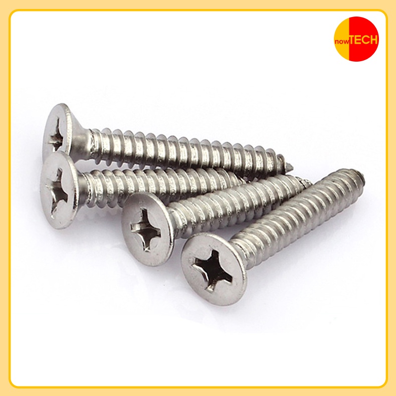 Vít chìm inox 304 bắt gỗ, tắc kê nhựa