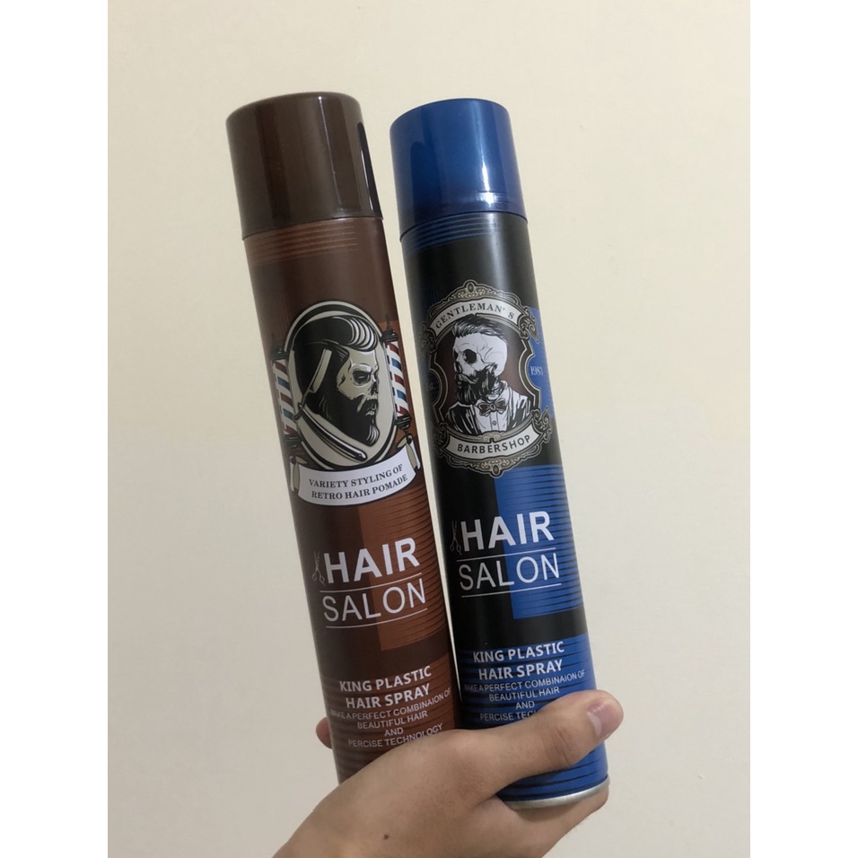 Gôm Xịt Tóc HAIR SALON King Plastic Hair Spray, Keo Xịt Tóc HAIR SALON King Plastic Hair Spray 420ml | MORRIS MORGAN