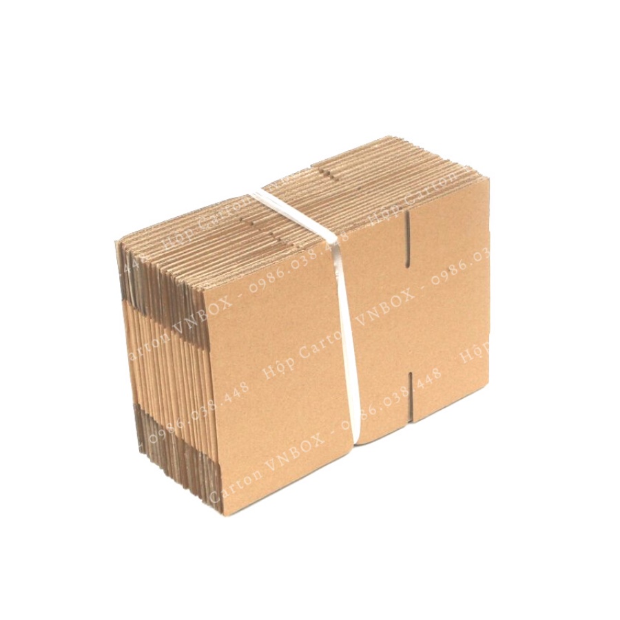 20x10x10 Combo 10 Hộp carton đóng hàng, hộp giấy gói hàng giá rẻ - VN Box