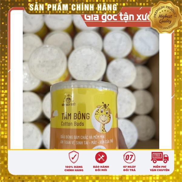 Bông tăm Bạch Tuyết 200-233 que hủ tròn.
