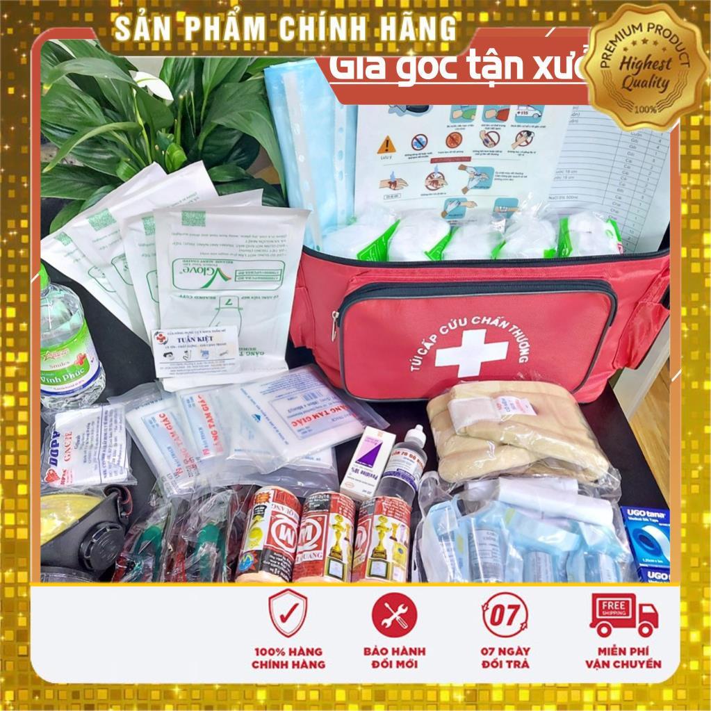 (Giao hỏa tốc HCM) Túi sơ cấp cứu loại A,B,C - có nẹp gỗ