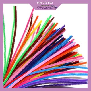 100 sợi kẽm nhung kẽm lông làm hoa sáng tạp diy hoa handmade lvd-2012