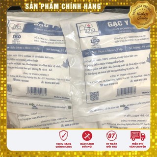 Gạc vuông 10x10x8 lớp [Bịch 10 gói]