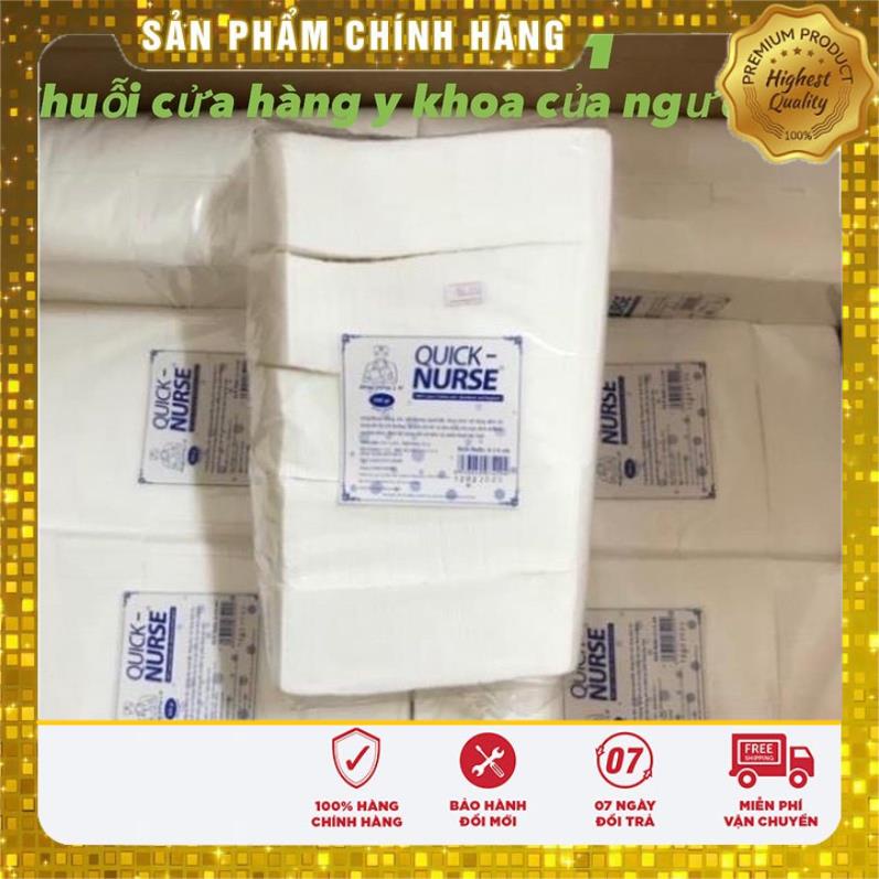 Bông Gòn Cắt Sẵn Quick Nurse 6x6 Cm ( Bịch 500 gram)