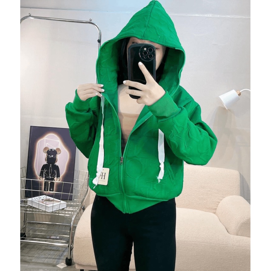 (Free Ship) Áo Khoác Chống Nắng Nữ Có Nón Dập Chữ Nỗi Chất Liệu Cao Cấp Hàng Quảng Châu BBB FASHION