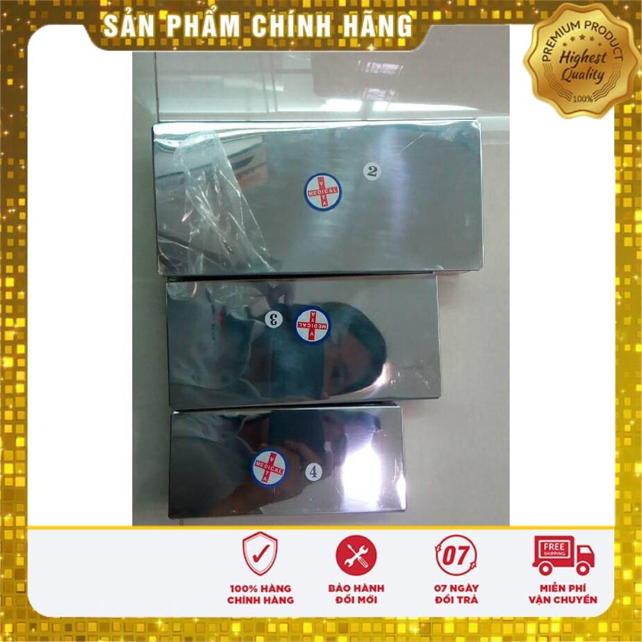 Hộp chữ nhật inox y tế các kích cỡ