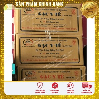 GẠC Y TẾ TIỆT TRÙNG ĐÔNG PHA 5x6 8x9 10x10 (10 MIẾNG/GÓI)