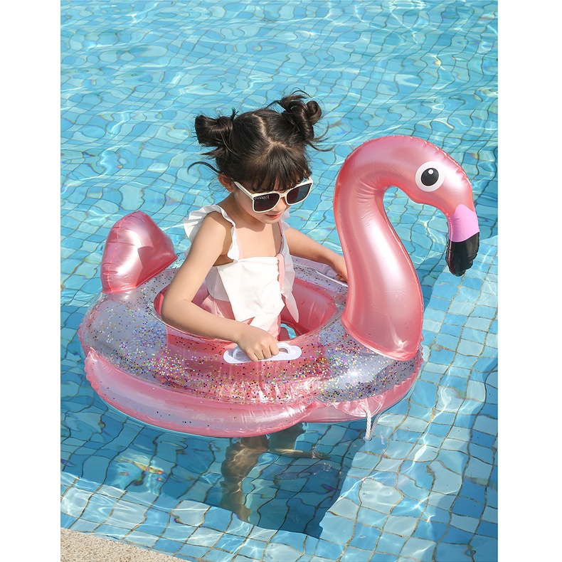 Phao Bơi Trẻ Em Có Đế Ngồi Và Tay Cầm Phao Thiên Nga Phao Cho Bé Phao Bơi Cho Bé