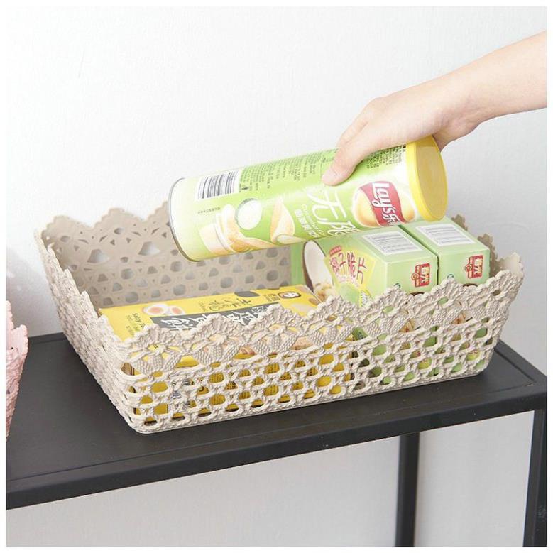 RỔ HOA CHỮ NHẬT VIỆT NHẬT ,Rổ hoa nhựa chữ nhật đựng đồ đa năng