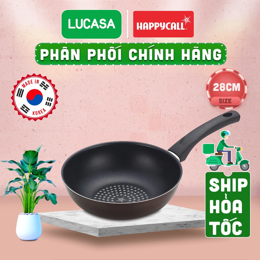 Chảo Sâu Chống Dính Happycall Comfort Diamond 3001-0178 - 28cm | Phân Phối Chính Hãng