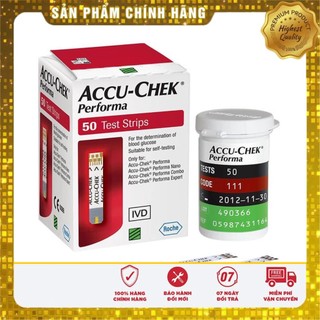Que thử đường huyết Accu-chek Performa 25-50 que