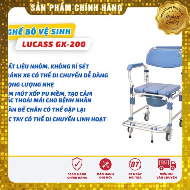Ghế bô có bánh xe khung nhôm Lucass GX-200