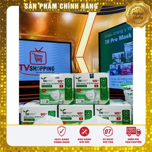 Khẩu trang TH PRO MASK hộp 20cái , có van và không van.