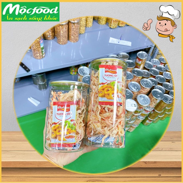 HŨ 200GR MỰC KHÔ XÉ SỢI HẤP DỪA HÀNG CAO CẤP CHẤT LƯỢNG
