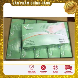 Găng tay không bột Vglove 100c hộp