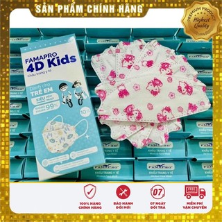 Khẩu trang dành cho bé 4d kids nam anh