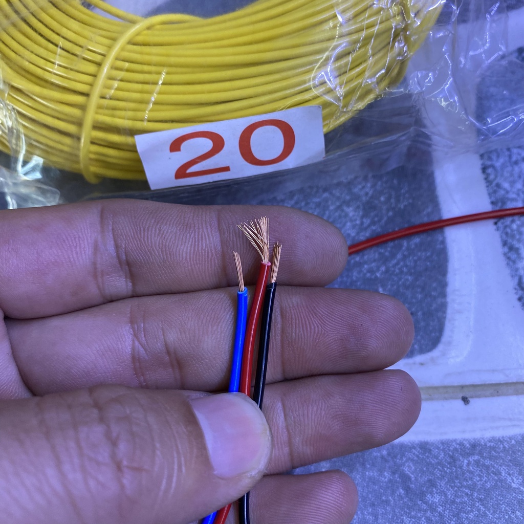 Dây Điện Xe Máy Lõi Đồng 0.5mm