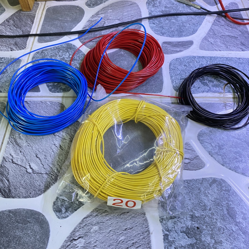 Dây Điện Xe Máy Lõi Đồng 0.5mm