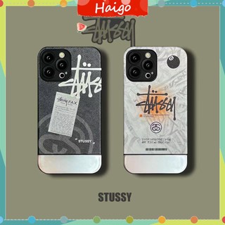 Ốp Điện Thoại Nhựa Cứng In STUSSY Thời Trang Cho iPhone14 13 12 Mini 11 PRO MAX 6 / 6s 7 / 8plus SE2 X / XS XR XSMAX #Hg5810