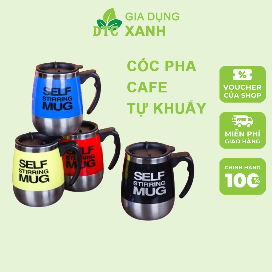 Cốc khuấy tự động, pha cafe, nước uống tiện lợi, ốc Ly Tự Động Khuấy Cafe Sữa Đa Năng đa năng