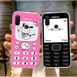 Ốp lưng vsmart Joy 3 / vsmart Joy3 plus / vsmart joy 3+ in hình điện thoại nokia đen trắng cục gạch