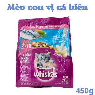 Hạt Whiskas Junior 450g - thức ăn hạt cho mèo con