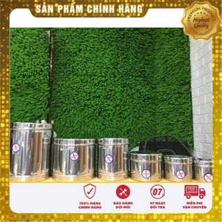 Hộp gòn inox đựng bông gòn full size